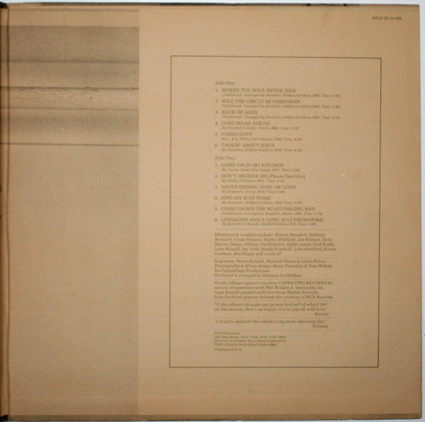 Delaney & Bonnie And Friends* : Motel Shot (LP, Album, Promo)
