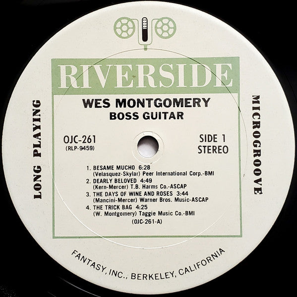 Wes Montgomery : Boss Guitar (LP, Album, RE, RM)