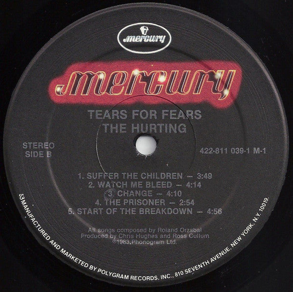 Tears For Fears : The Hurting (LP, Album, Hau)