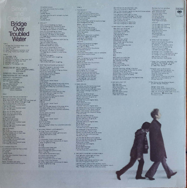 Simon & Garfunkel : Bridge Over Troubled Water (LP, Album, RE, Ter)