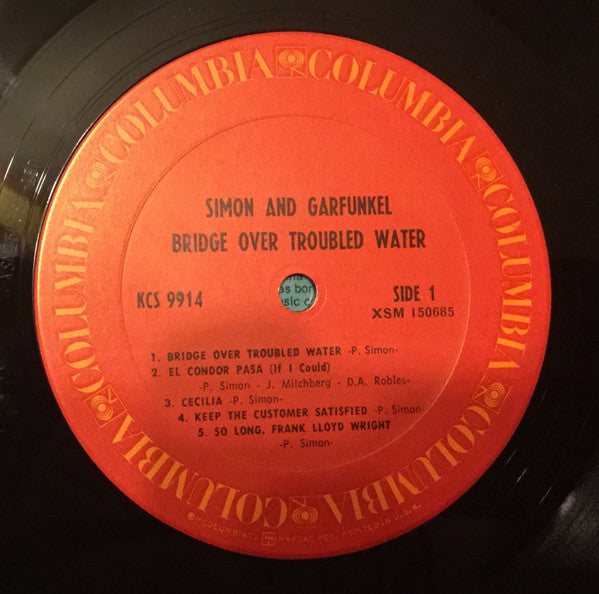 Simon & Garfunkel : Bridge Over Troubled Water (LP, Album, RE, Ter)