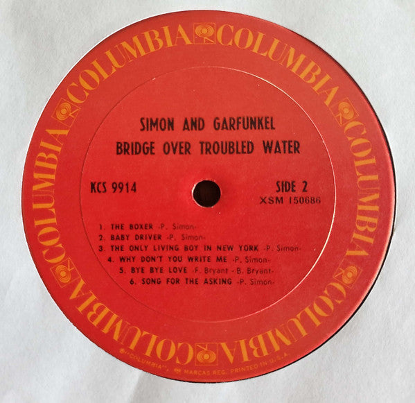 Simon & Garfunkel : Bridge Over Troubled Water (LP, Album, RE, Ter)