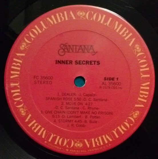Santana : Inner Secrets (LP, Album, Ter)