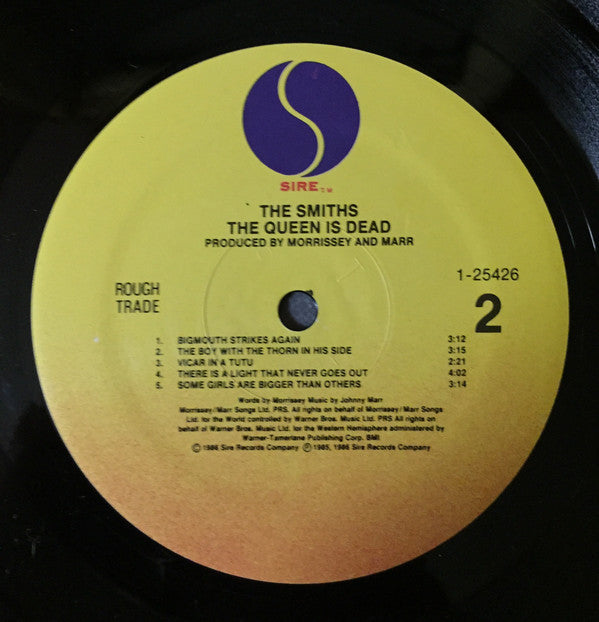 The Smiths : The Queen Is Dead (LP, Album, Gat)
