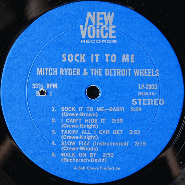 Mitch Ryder And The Detroit Wheels* : Sock It To Me! (LP, Album, RP, Mon)
