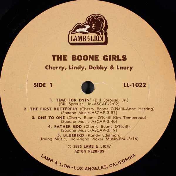 The Boones : The Boone Girls (LP, Album)
