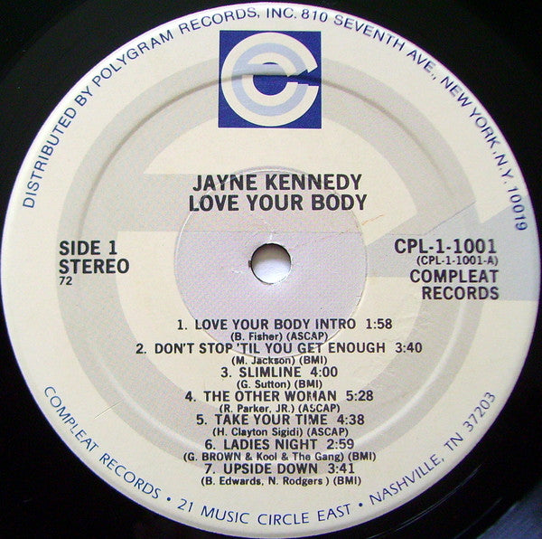 Jayne Kennedy : Love Your Body (LP, Album)