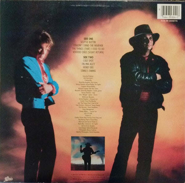 Stevie Ray Vaughan & Double Trouble : Couldn't Stand The Weather (LP, Album, Car)