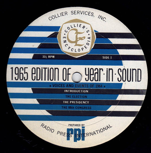 Various : Collier's Encyclopedia: 1965 Edition Year-In-Sound (LP, Album, Mono, Gat)