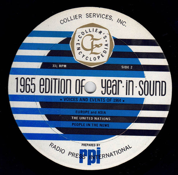 Various : Collier's Encyclopedia: 1965 Edition Year-In-Sound (LP, Album, Mono, Gat)