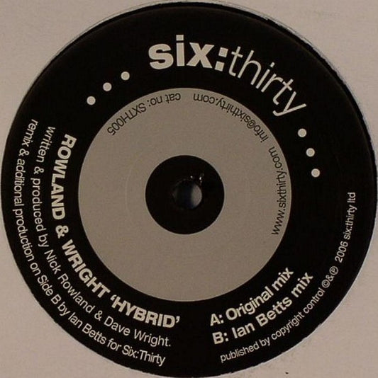 Nick Rowland & Dave Wright : Hybrid (12")