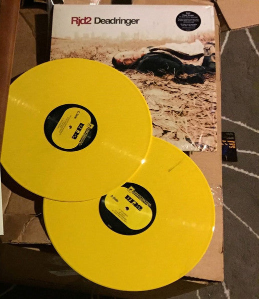 RJD2 : Deadringer (2xLP, Album, RE, RM, Yel)