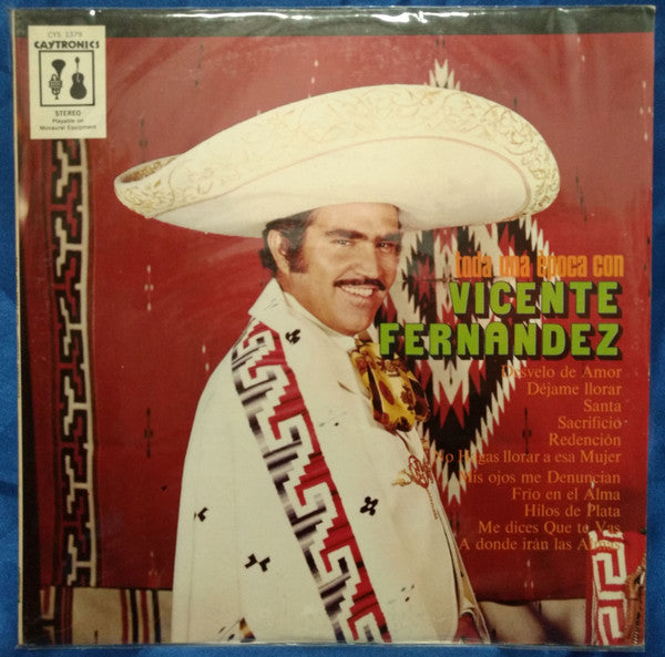 Vicente Fernandez : Toda Una Época Con Vicente Fernandez (LP, Album)