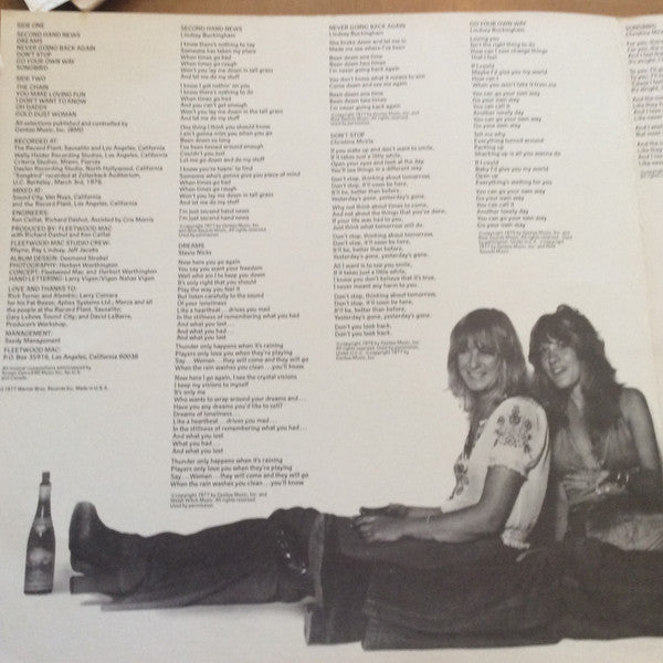 Fleetwood Mac : Rumours (LP, Album, RP, Mon)