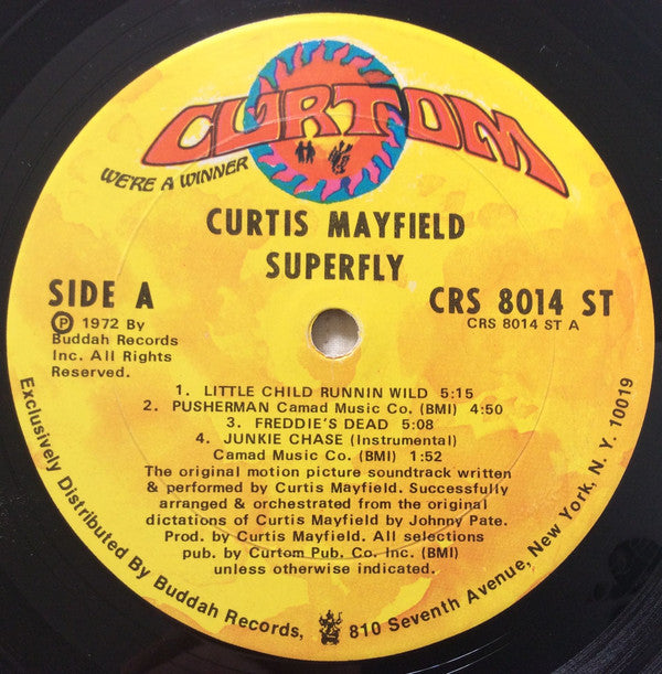 Curtis Mayfield : Super Fly (LP, Album, RP, Die)