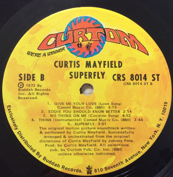 Curtis Mayfield : Super Fly (LP, Album, RP, Die)