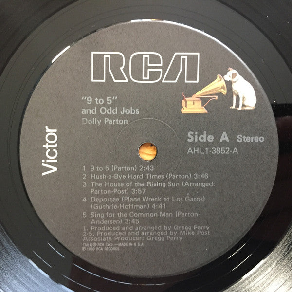 Dolly Parton : 9 To 5 And Odd Jobs (LP, Album, Ind)