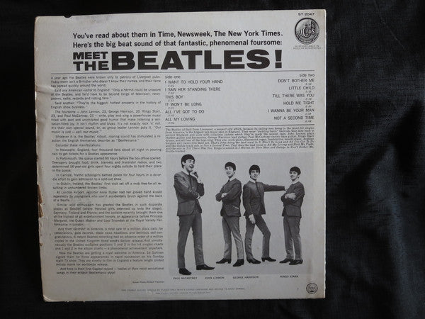The Beatles : Meet The Beatles! (LP, Album, RP)
