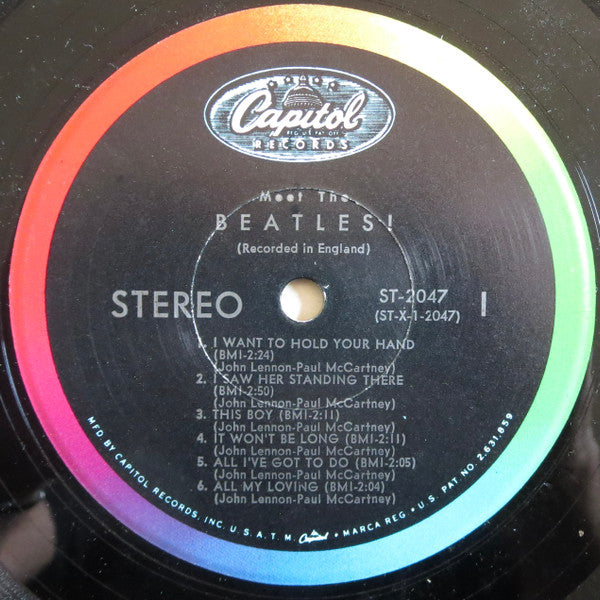 The Beatles : Meet The Beatles! (LP, Album, RP)