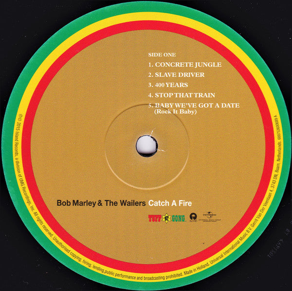 Bob Marley And The Wailers* : Catch A Fire (LP, Album, RE, RM, 180)