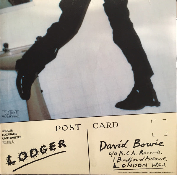 David Bowie : Lodger (LP, Album, HUB)