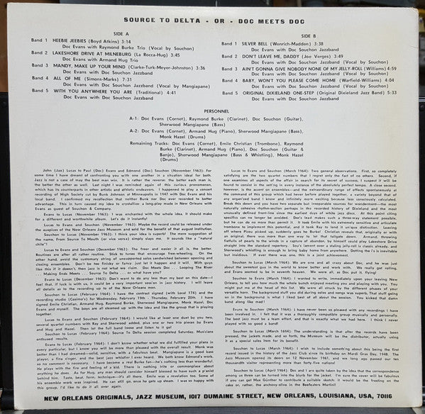 Doc* Meets Doc* : Source To Delta - Or - Doc Meets Doc (LP, Album, Mono, Red)