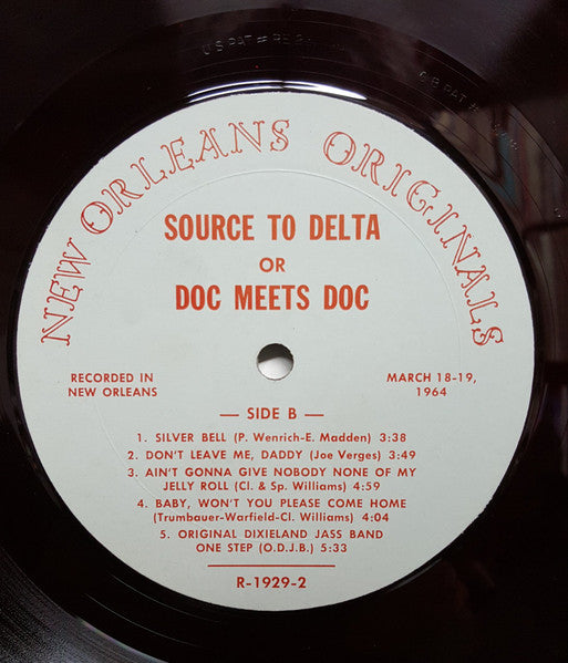 Doc* Meets Doc* : Source To Delta - Or - Doc Meets Doc (LP, Album, Mono, Red)