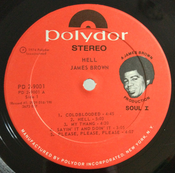 James Brown : Hell (2xLP, Album, PRC)