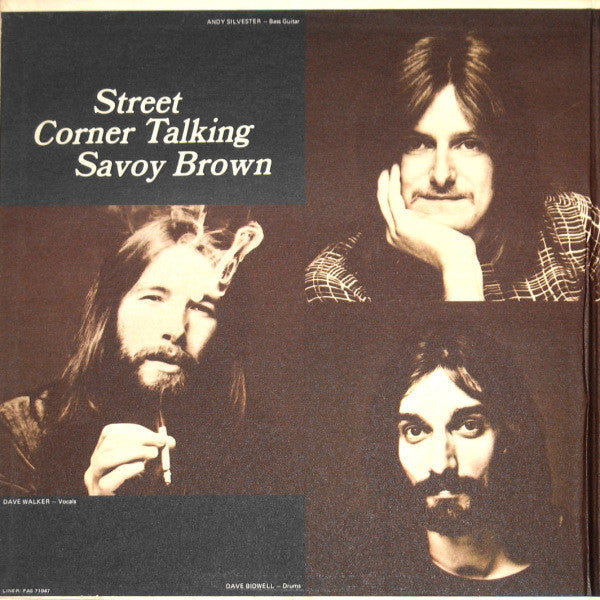 Savoy Brown : Street Corner Talking (LP, Album, Ter)