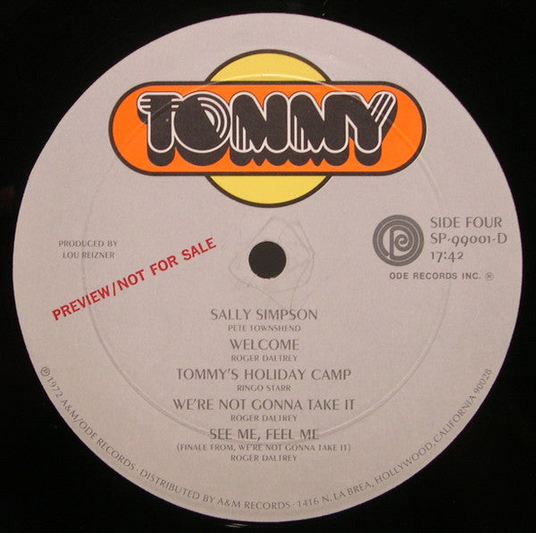 London Symphony Orchestra : Tommy (2xLP, Album, Promo + Box)