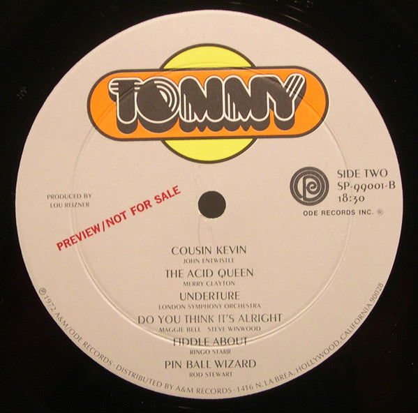 London Symphony Orchestra : Tommy (2xLP, Album, Promo + Box)