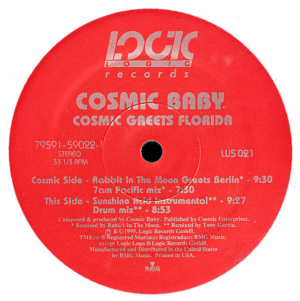 Cosmic Baby : Cosmic Greets Florida (12")