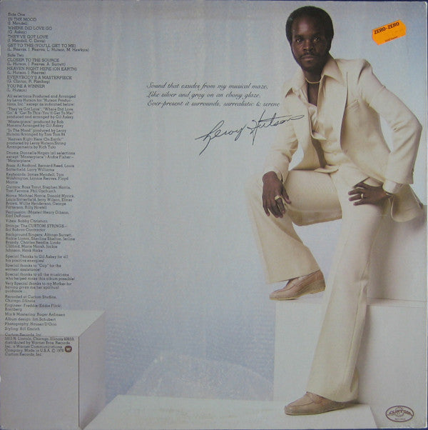 LeRoy Hutson : Closer To The Source (LP, Album, JW )