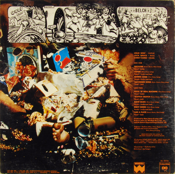 West, Bruce & Laing : Whatever Turns You On (LP, Album)