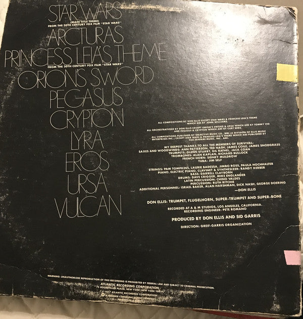 Don Ellis And Survival : Music From Other Galaxies And Planets (LP, Album, Pre)