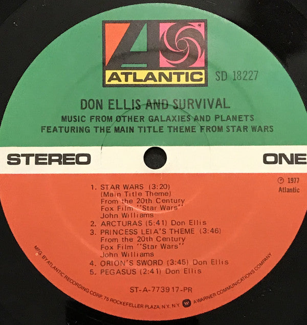 Don Ellis And Survival : Music From Other Galaxies And Planets (LP, Album, Pre)