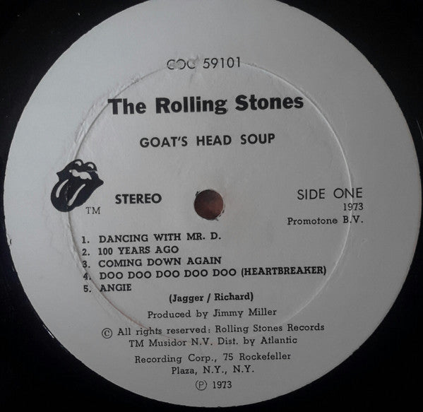 The Rolling Stones : Goat's Head Soup (LP, Album, W/Lbl)