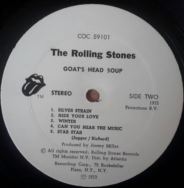 The Rolling Stones : Goat's Head Soup (LP, Album, W/Lbl)