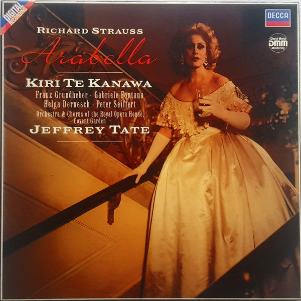 Richard Strauss - Kiri Te Kanawa, Franz Grundheber, Gabriele Fontana, Helga Dernesch, Peter Seiffert, Orchestra Of The Royal Opera House, Covent Garden & Chorus Of The Royal Opera House, Covent Garden, Jeffrey Tate : Arabella (3xLP, Album + Box, Album)