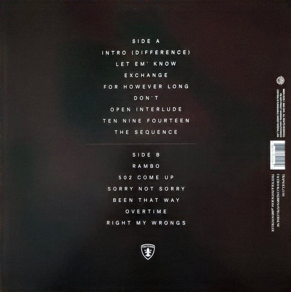 Bryson Tiller : Trapsoul (LP, Album)