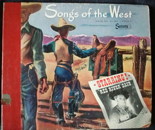 "Red River" Dave* : Songs Of The West (4xShellac, 10", Album)