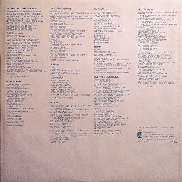 The Human League : Dare (LP, Album, Gat)