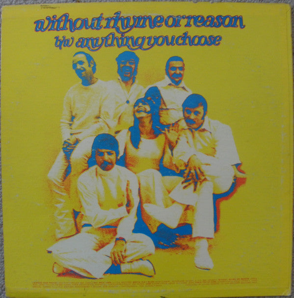 Spanky & Our Gang : Without Rhyme Or Reason B/W Anything You Choose (LP, Album)