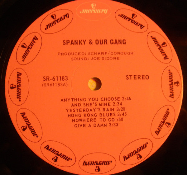 Spanky & Our Gang : Without Rhyme Or Reason B/W Anything You Choose (LP, Album)