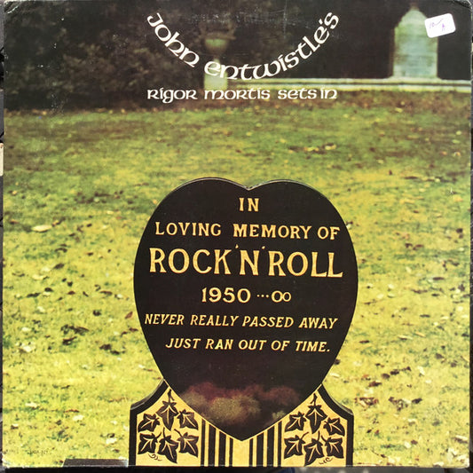 John Entwistle : Rigor Mortis Sets In (LP, Album, Pin)