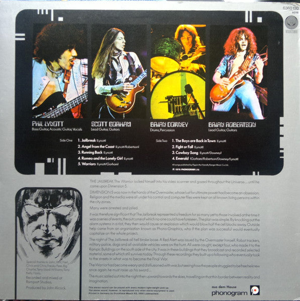 Thin Lizzy : Jailbreak (LP, Album)