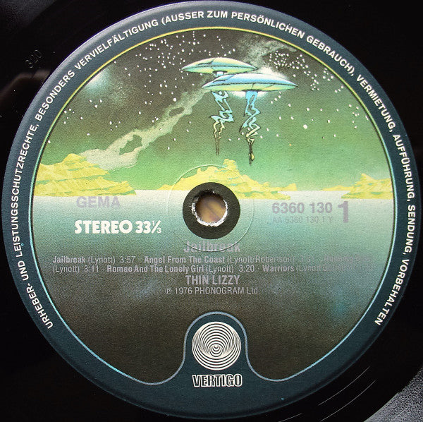Thin Lizzy : Jailbreak (LP, Album)