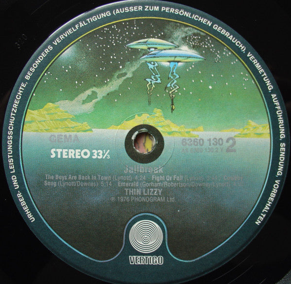 Thin Lizzy : Jailbreak (LP, Album)