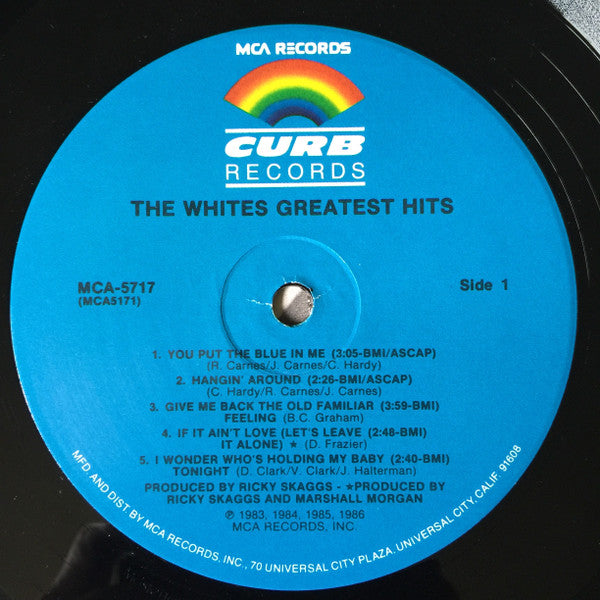 The Whites : Greatest Hits (LP, Comp)