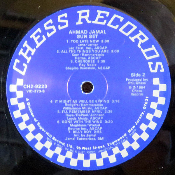Ahmad Jamal : Sun Set (2xLP, Comp, RE)
